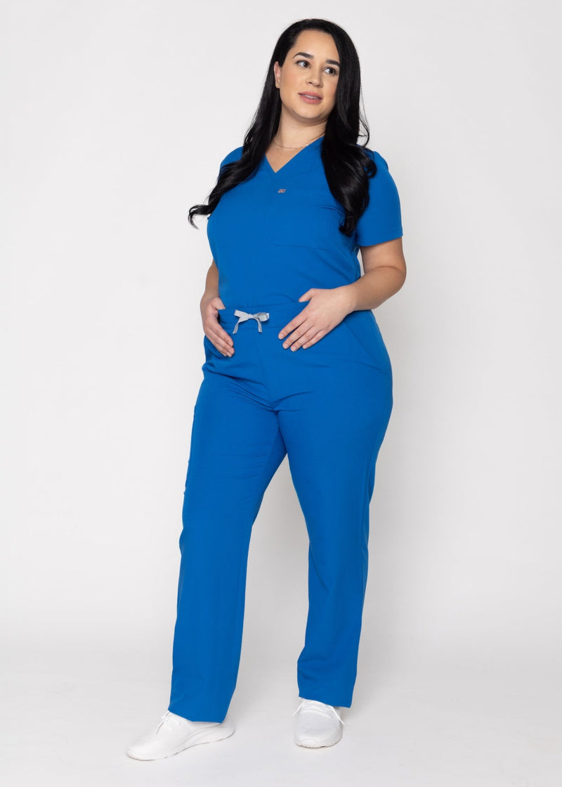 Daisy Classic Women's Royal Blue Scrub Pants