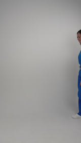 Jasmine Cargo Women's Galaxy Blue Scrub Pants