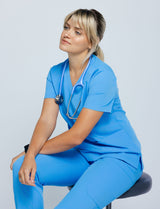 Iris Five-Pocket Women's Scrub Top