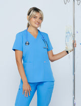 Iris Five-Pocket Women's Scrub Top